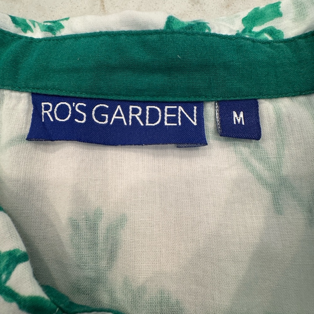 Tuckernuck/Ro’s Garden Green and White Deauville Dress - Picture 6 of 9